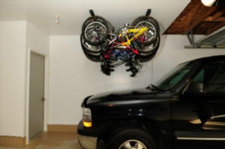 Overhead bike rack up to 400 lb