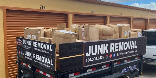 This is an image of a full load that is ready to be taken away.