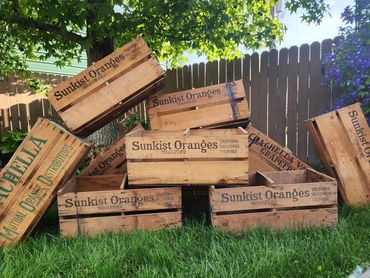 Assorted Fruit Crates (10 total - $5 each)