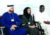 With HE Mohammed Al Gergawi the Minister of Cabinet Affairs and the Future of UAE and HE Elhadj As Sy the Secretary General of IFRC