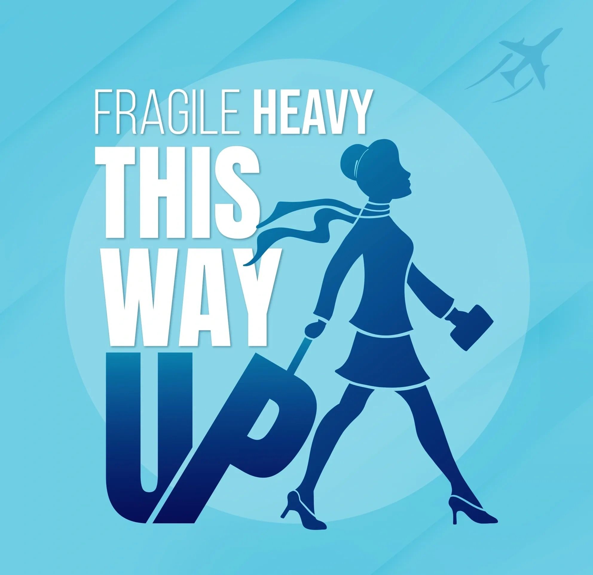 Fragile Heavy This Way Up (logo)