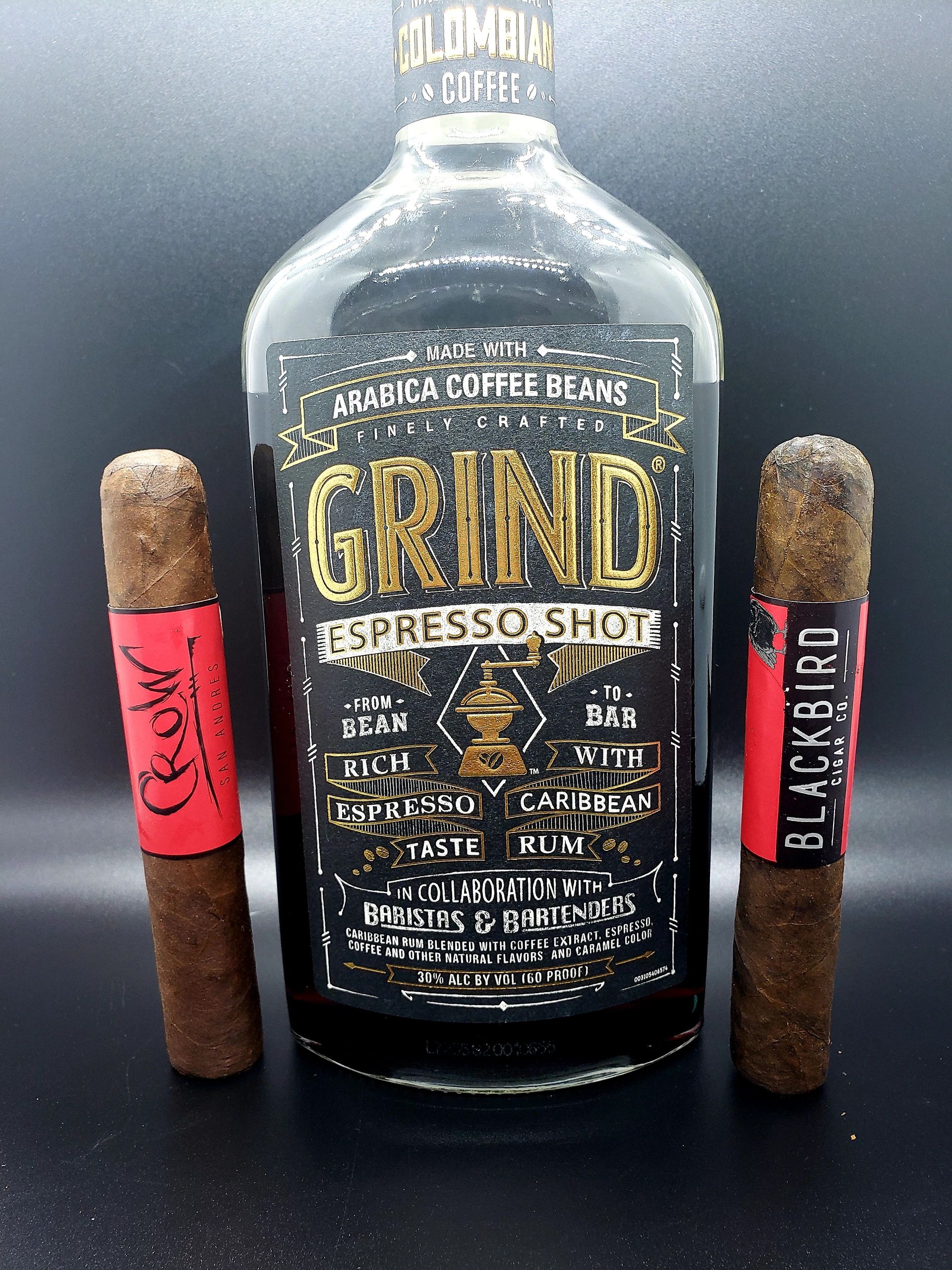 Blackbird Crow cigar & Grind Espresso Rum