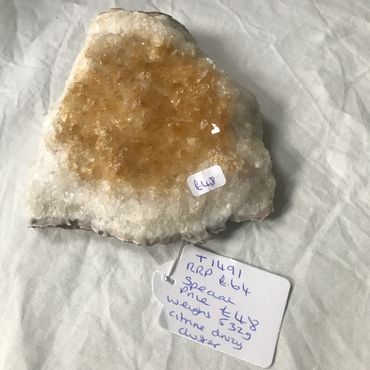 citrine druzy cluster