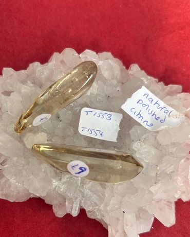 polished natural citrine