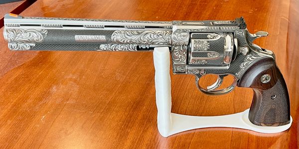 Fabulous Engraving, Colt, Revolver, Laser Engraving, Wheel Gun. 