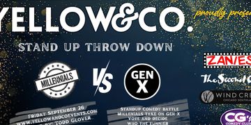 Standup Throw Down: Millenials vs. Gen X comedy show. 7pm