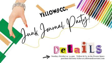 Crafternoon - Junk Journal Party. Sunday Oct 19th 2-4pm