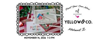 
Saturday Nov 14th 1pm  Nora Fleming Paint Your own
