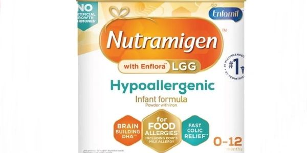can of Nutramigen hypoallergenic powdeed infant formula