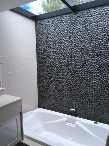 Well-designed bathroom with functional layout