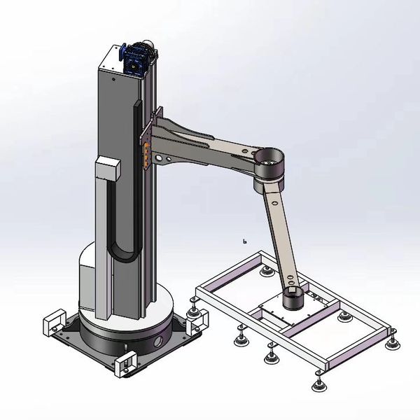 column robot for material handling mainly used for sheet metal fabrication and woodworking produce 