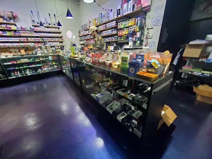 The Vape Cafe counter
