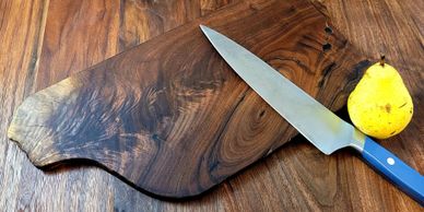 Wood Cutting Board Famous Design Hides Knife Marks