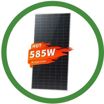 Panel solar o módulo solar de 585w en oferta