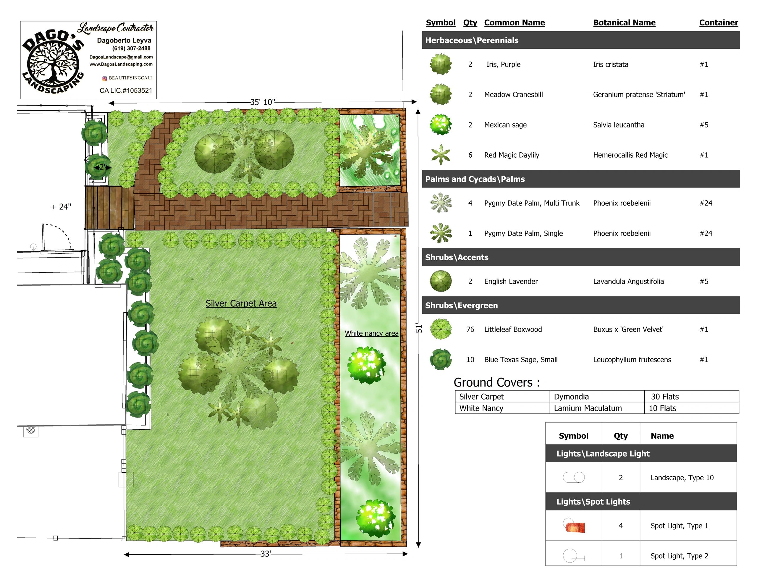 2D and 3D landscape design.