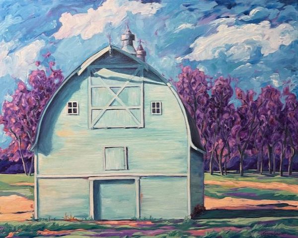 White Barn
acrylic on canvas
24"x30"
$1200
