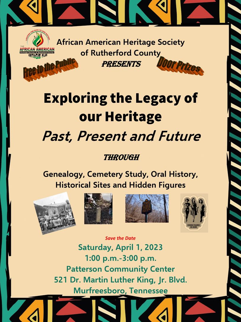 Afican American Heritage Society of Rutherford County