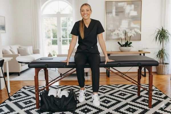 In Home massage and In Room Hotel Massage therapists deliver Swedish massage to massage client.