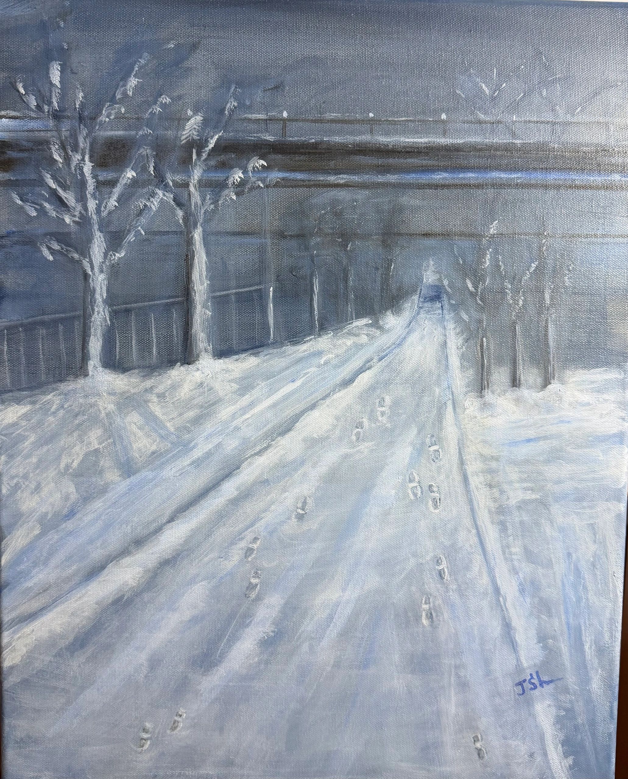 “Passage” 
Acrylic on canvas. 
16” x 20”
2026