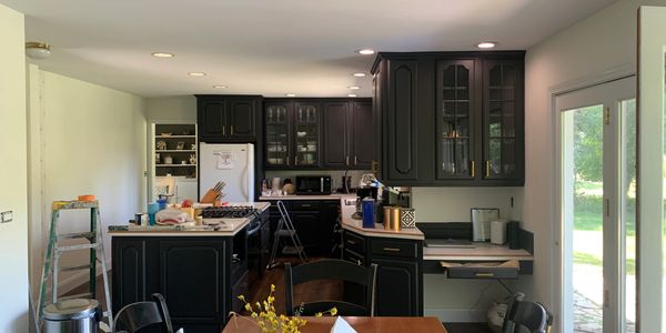 Cabinet Refinishing residential painters | interior painters | interior and exterior painting.