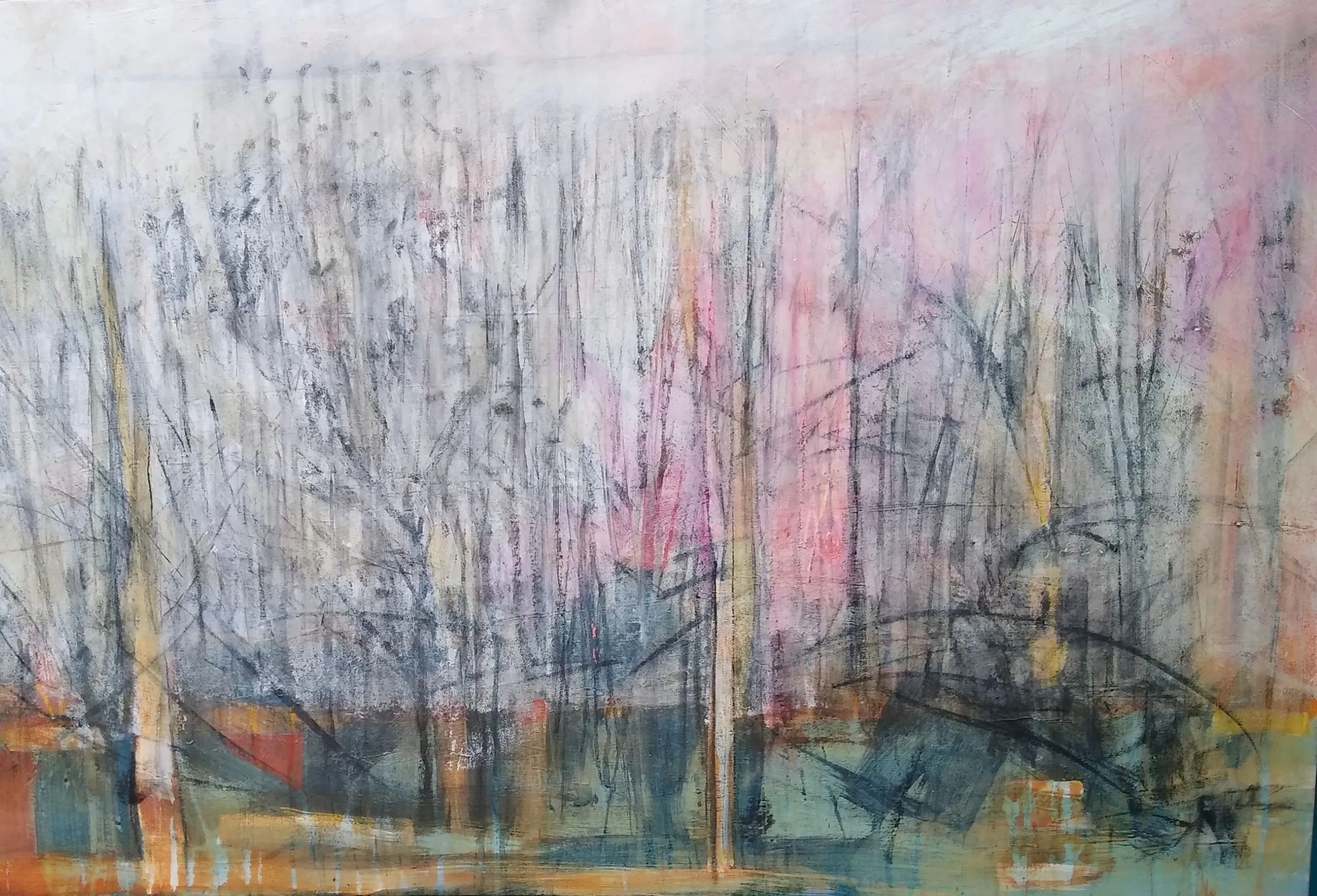 woodland /46" x 34"/ acrylic on canvas
