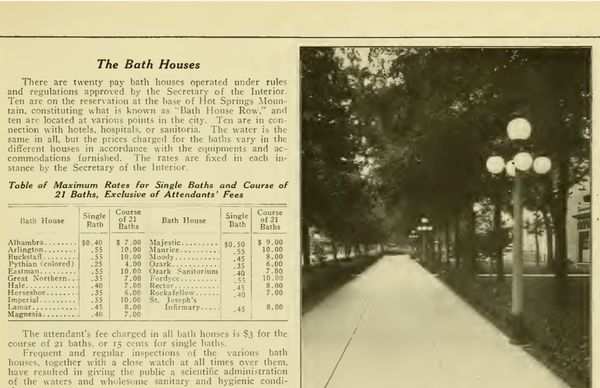 Cutter's Guide to Hot Springs, Arkansas 1915