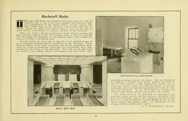 An introduction to the new Buckstaff Bathhouse opened in 1912