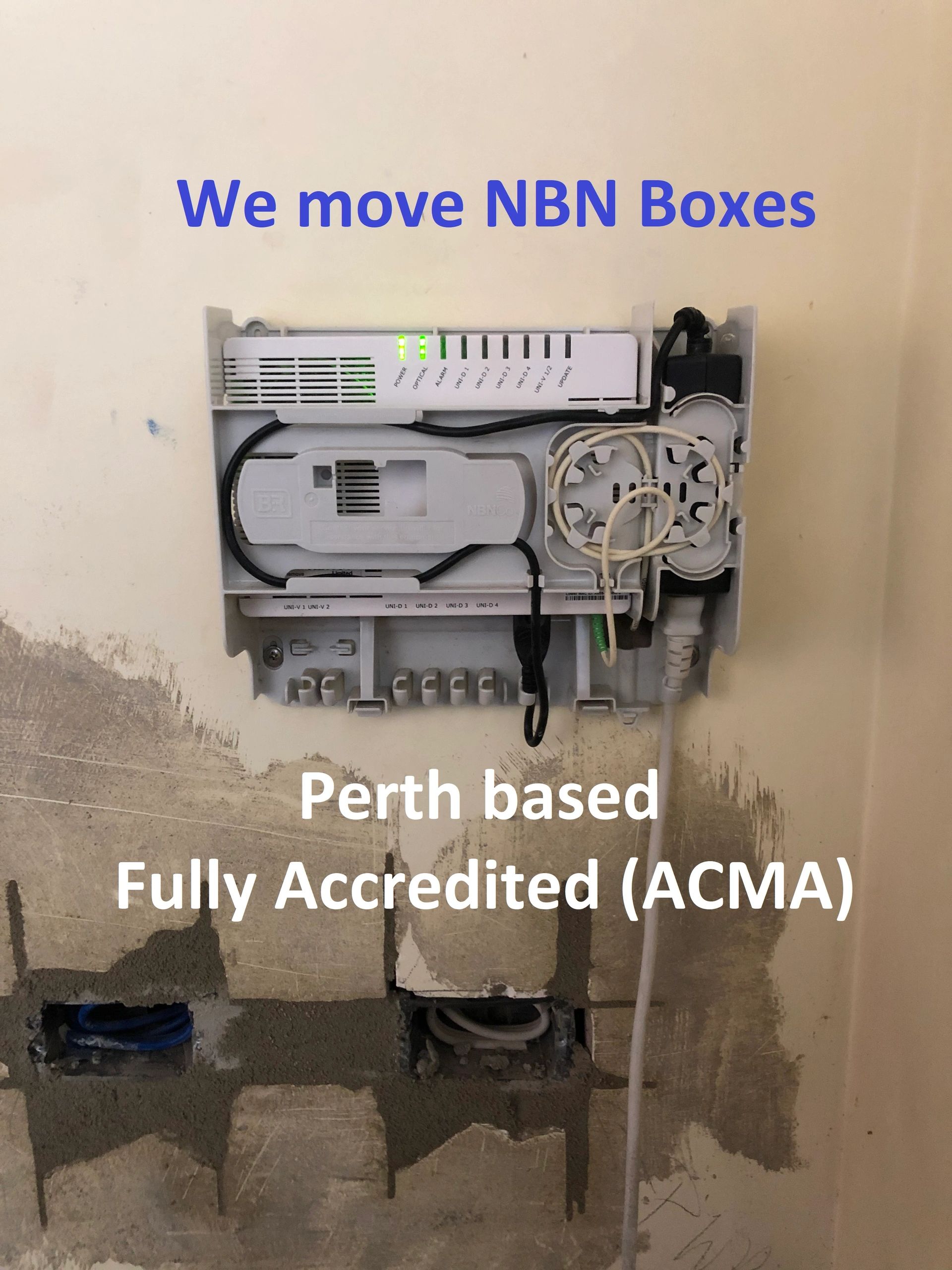 Can you move the NBN Fibre (FTTP) NTD box?