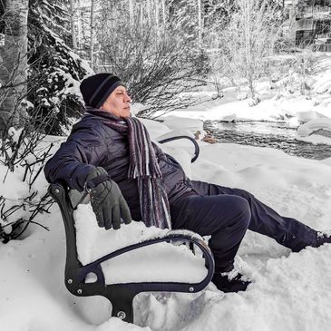 photo of antonio medina in the mountains of Vail, Colorado 2022