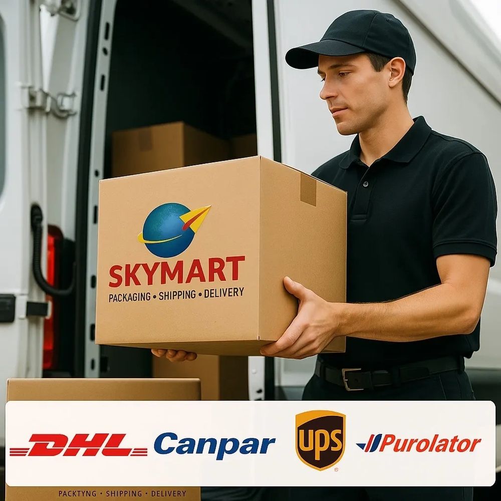DHL Shipping Counter Vancouver

Purolator Shipping Vancouver BC

UPS Drop-Off Vancouver

$9.99 Canadian Passport Photos

Skymart Express Vancouver Storefront