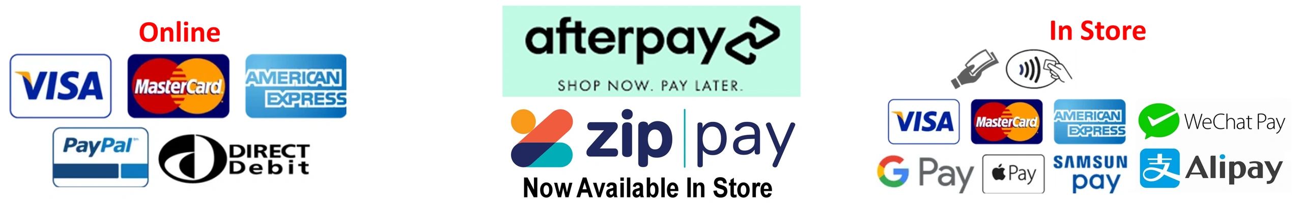 At our mobile phone and repair store in Pendle Hill we accept afterpay, ZipPay, cash, EFTPOS, Debit 