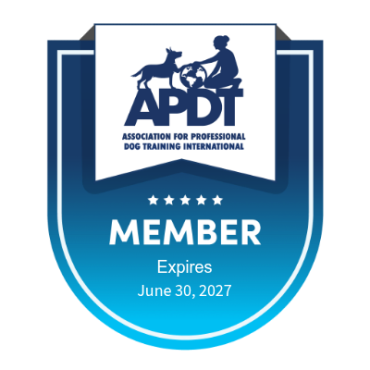 APDT member badge with expiration date June 30, 2027.