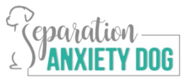 Logo for Separation Anxiety Dog.