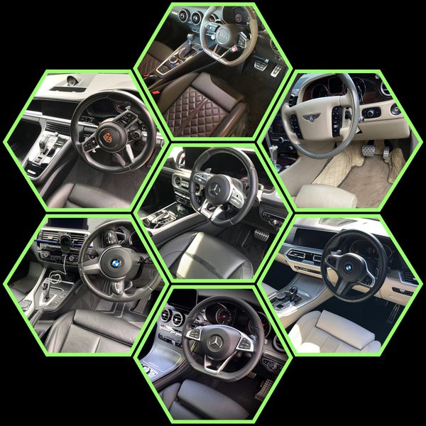 Multiple images of interior valets