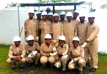 Equatorial Guinea Students at Technical Training Center