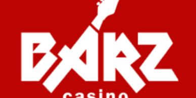 Barz Casino logo with a guitar graphic.