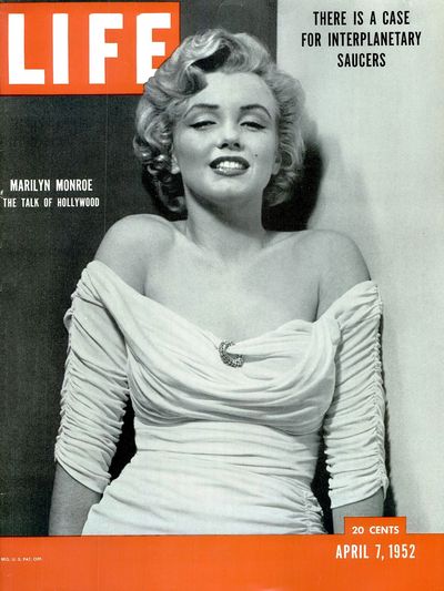 Marilyn Monroe April 7, 1952.Vintage Life Magazine