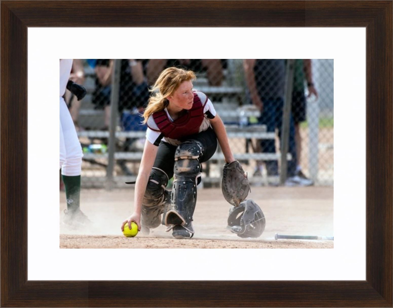 Softball catcher