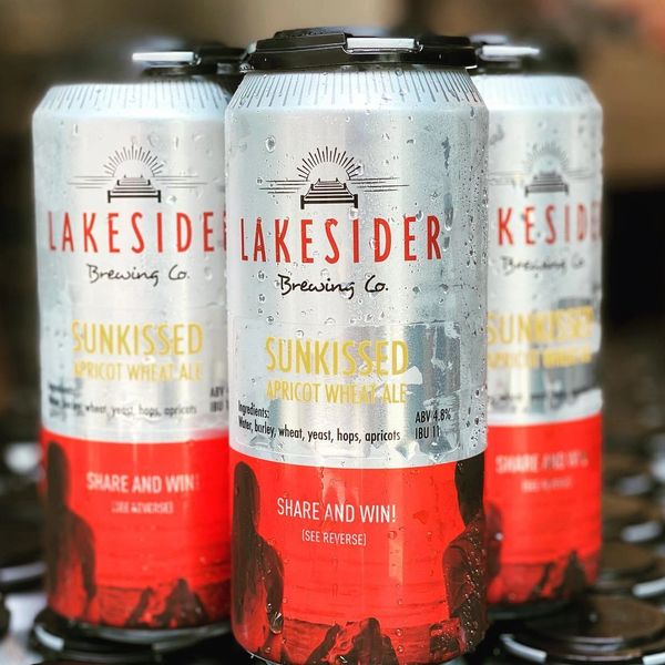 Sunkissed Apricot Wheat Ale
4 pak Tall Can
