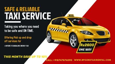 Bangalore to Mysore cab service 