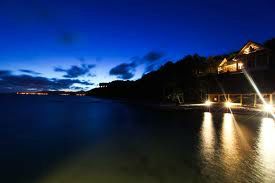 Guanaja, Honduras at night