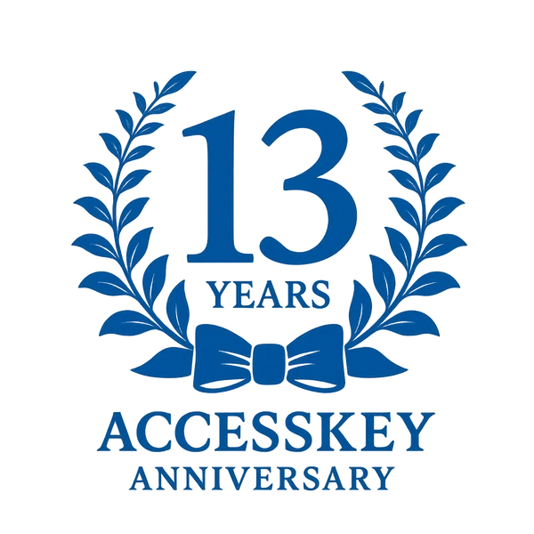 access key 13 years anniversary