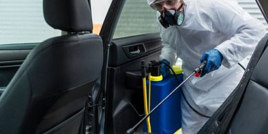 Desinfección de vehículos.
Autos, camionetas, motos.