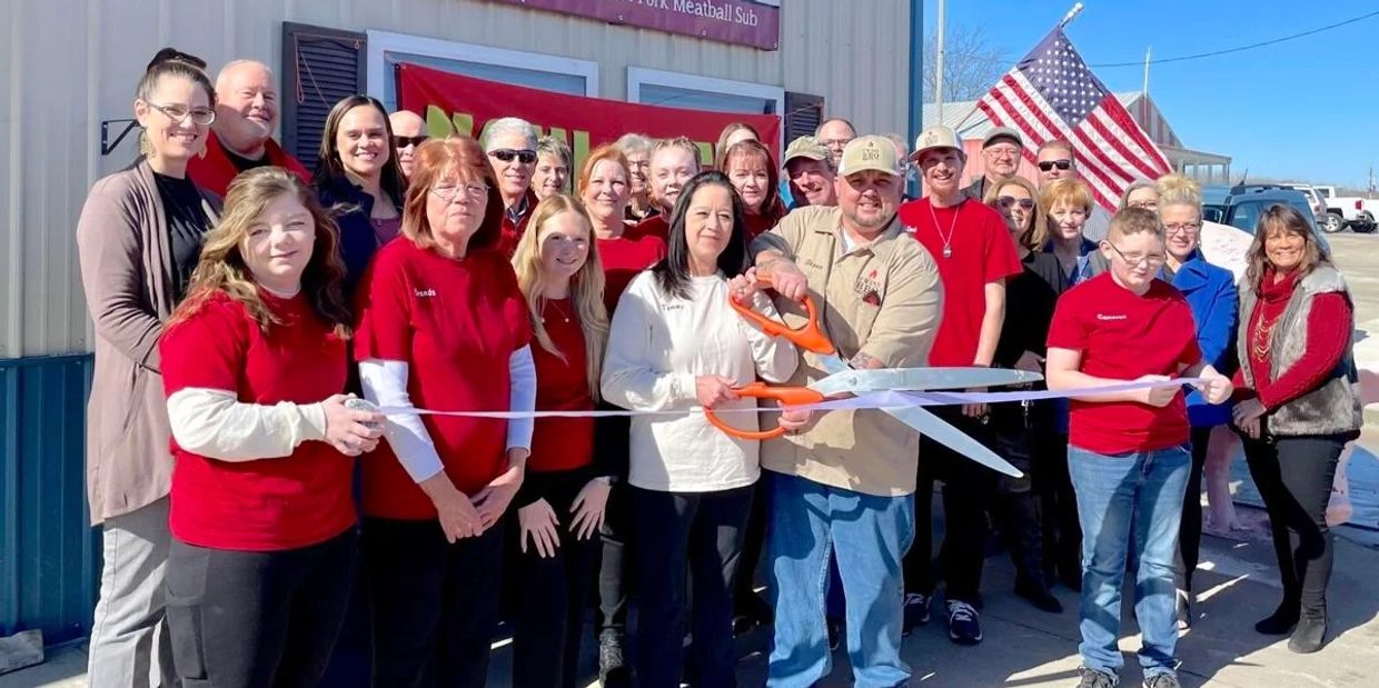 Twins BBQ And Grill ribbon cutting ceremony in Farmington, MO 63640. 