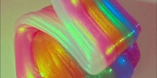 Beautiful slime smoothie!