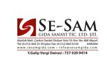 Logo and contact details of SE-SAM Gıda Sanayi Ticaret Ltd. Şti.