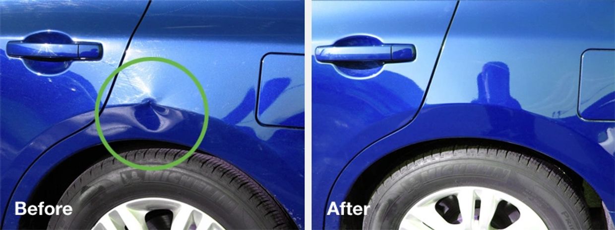 Get Rid of Unsightly Dents with Paintless Dent Repairs.