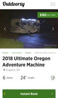 Outdoorsy Booking Site