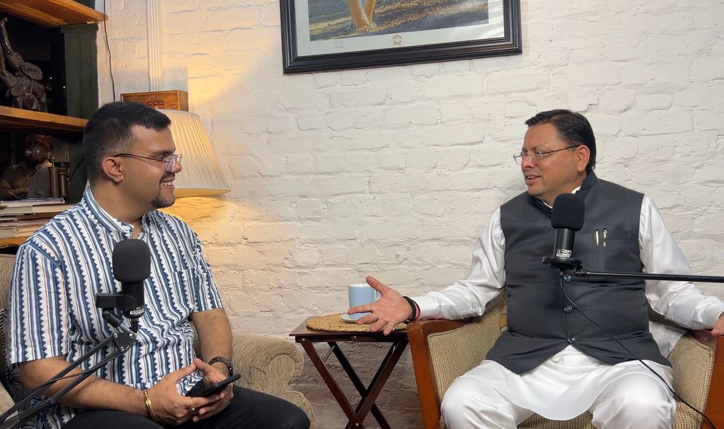 Podcast with the Honourable Chief Minister of Uttarakhand, Sh. Pushkar Singh Dhami Ji 