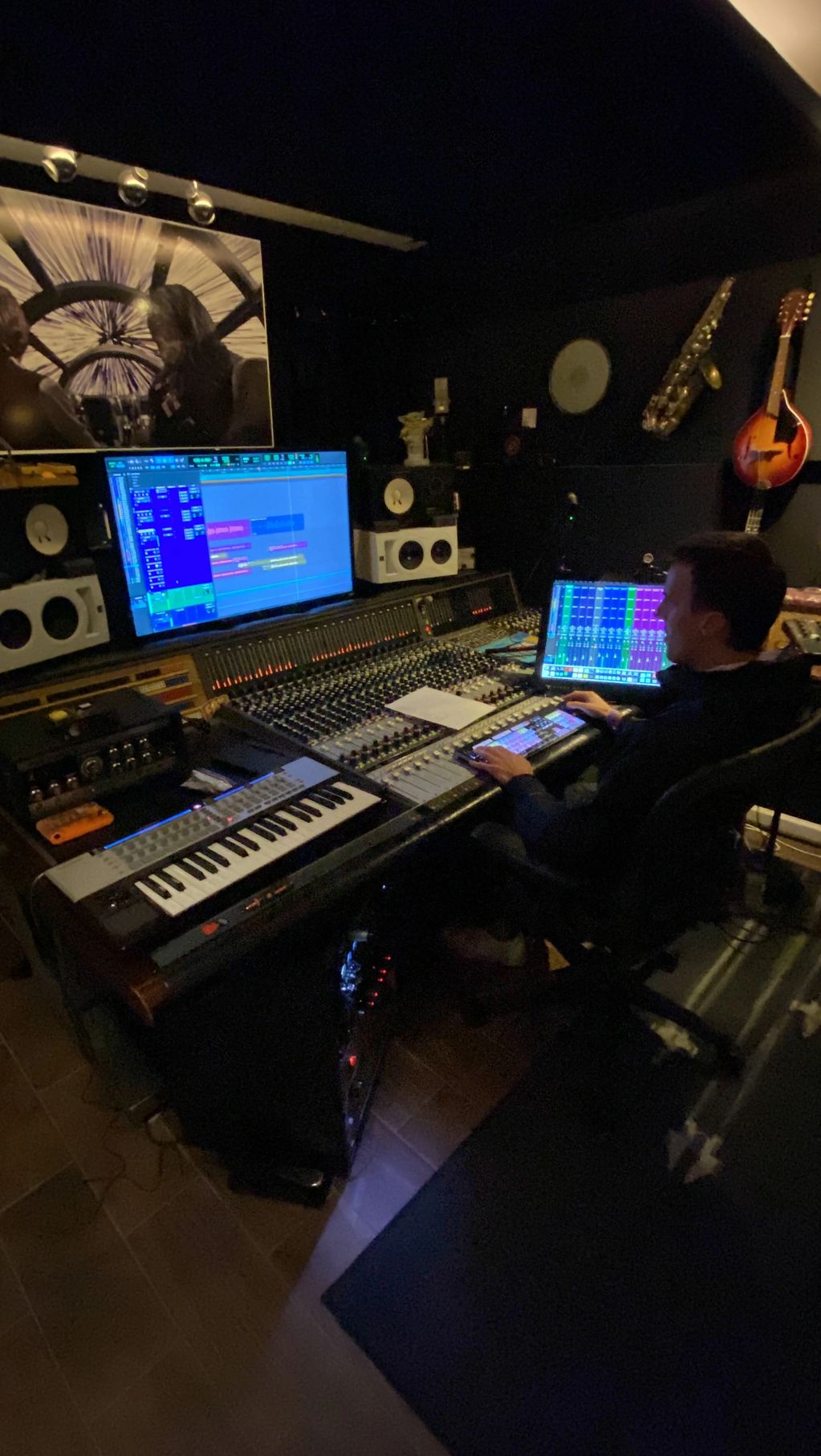 Evan King Skywalker Neve mixing console recording studio engineer Neve 8108 81 Series